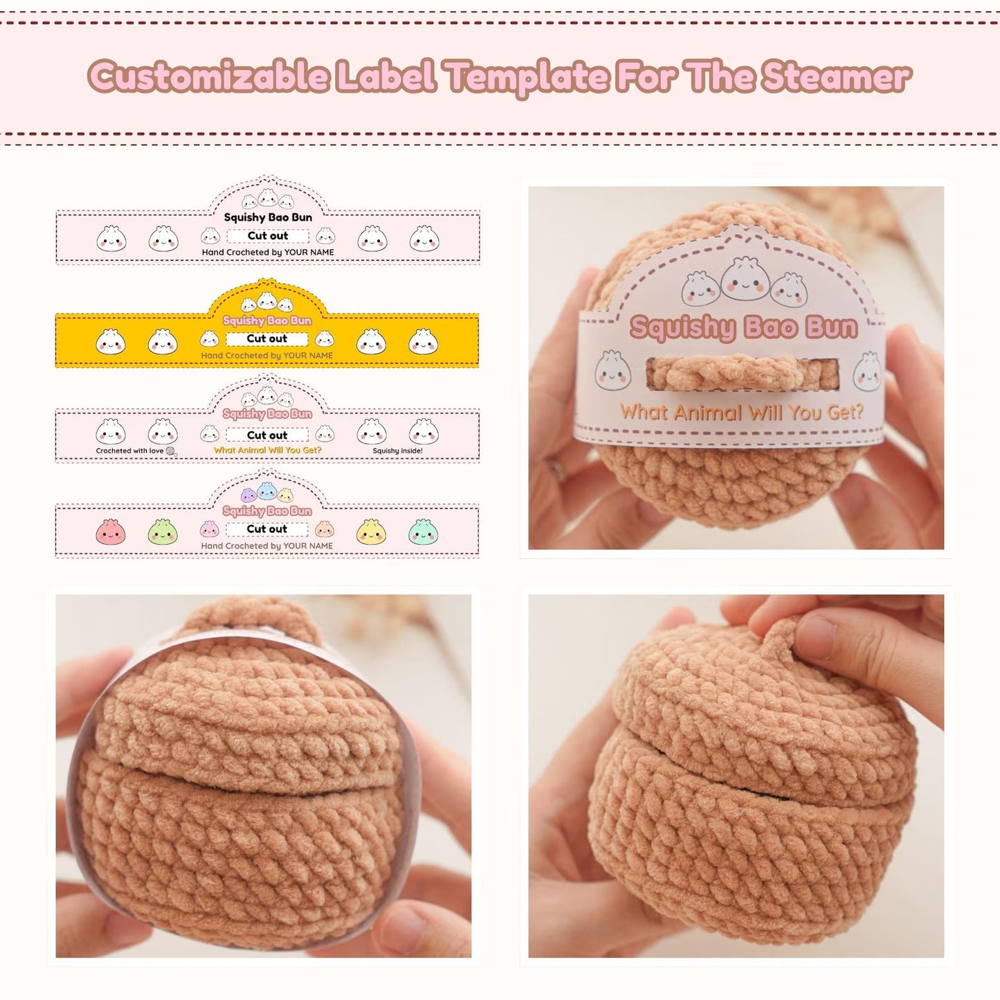 Pet Dumplings Amigurumi Animal Crochet Pattern