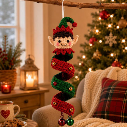 10 in 1 Christmas Crochet Spiral Pattern Bundle