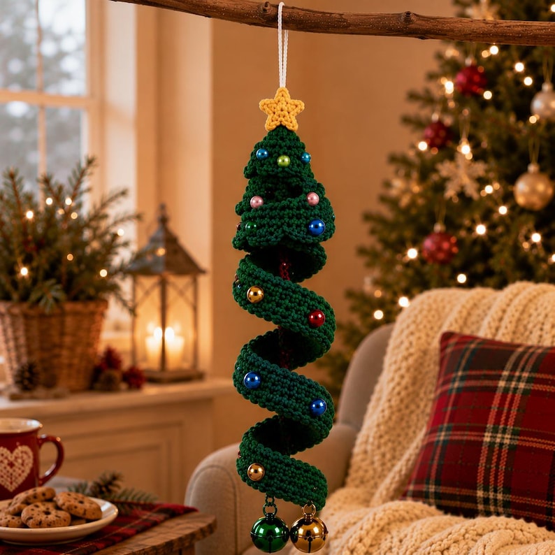 10 in 1 Christmas Crochet Spiral Pattern Bundle