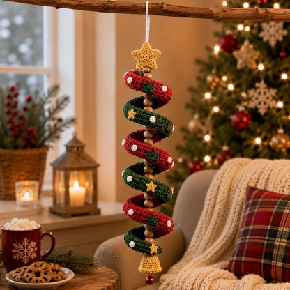 10 in 1 Christmas Crochet Spiral Pattern Bundle